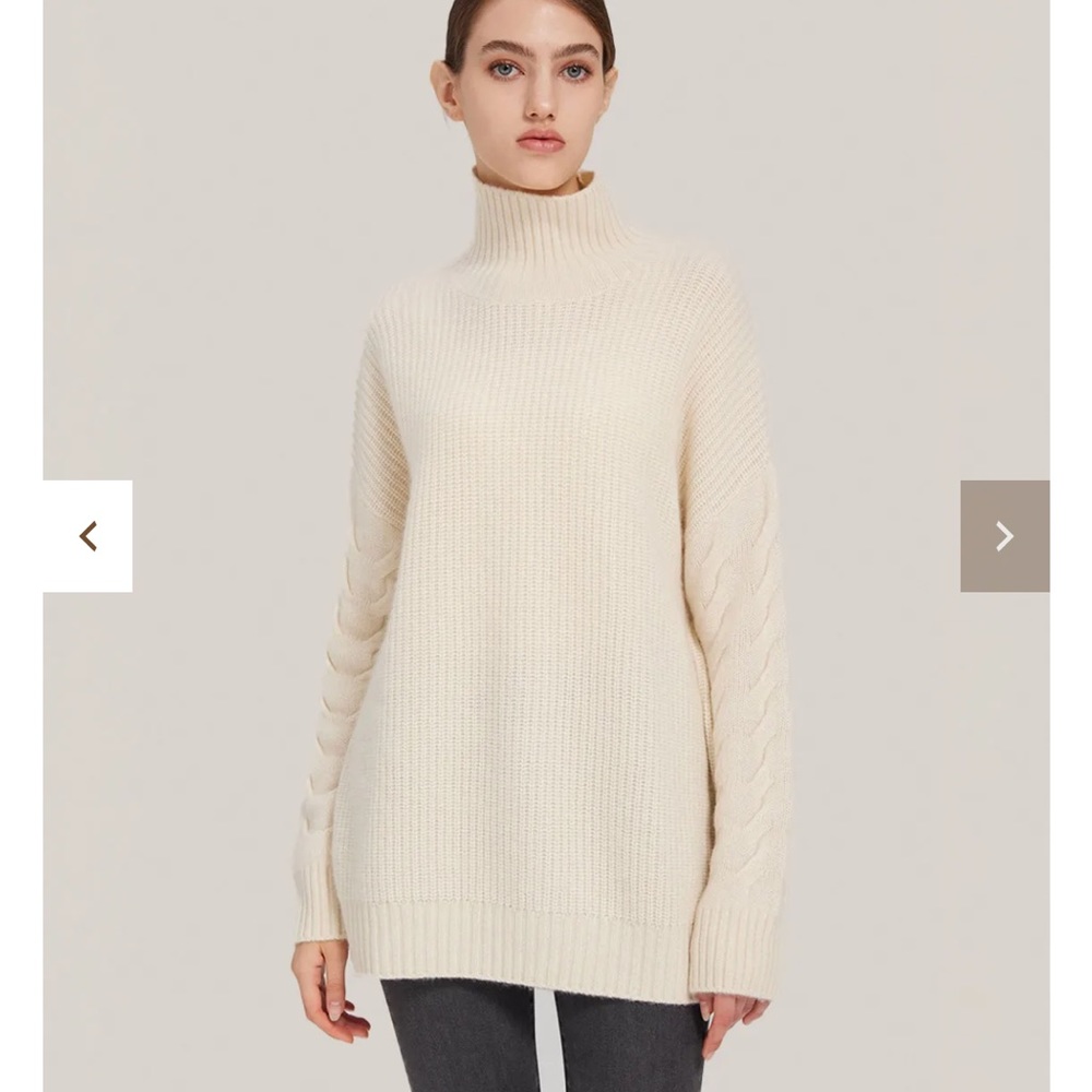 Gentle Herd Wool Cashmere Oversized Sweater